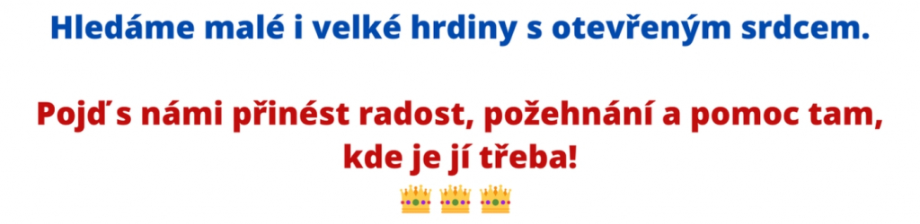 Charita Třeboň hledá koledníky